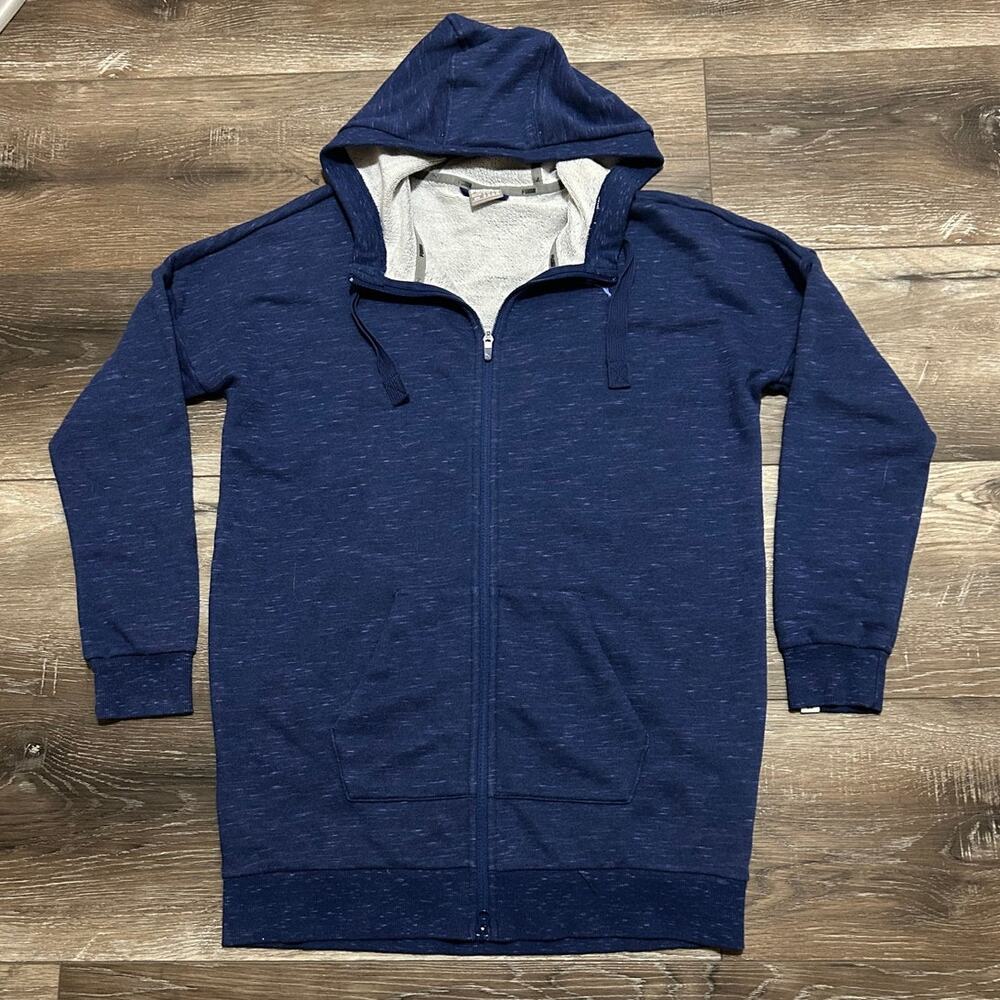 PUMA Women’s Blue Full Zip Hoodie Jacket Size Medium Lightweight Sweatshirt